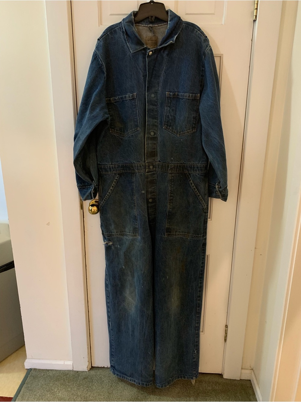 Vintage Men's 48 Denim Jean Coverall Made In Canada